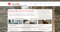 Desktop Screenshot of fliesen-kny.de